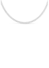 Firetti Damen Kette ohne Anhänger "Schmuck Geschenk Silber 925 Halsschmuck Halskette Panzerkette", 50, Silber 925 (Sterlingsilber), B: 4,7mm, silber,