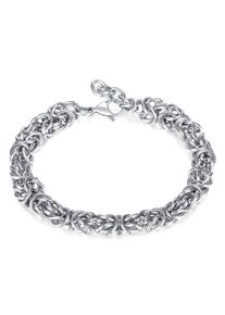 Firetti Damen Edelstahlarmband "Schmuck Geschenk Armband Königskette", Edelstahl, silber, Edelstahl, Armbänder