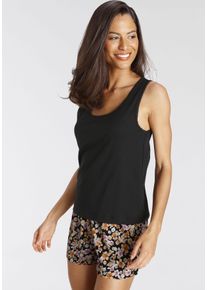 Vivance Dreams Damen Shorty, Gr. 32, bunt, Single Jersey, Obermaterial: 63% Polyester, 33% Viskose, 4% Elasthan. Obermaterial Hose: 50% Baumwolle,