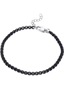 Firetti Fußkette "Schmuck Geschenk Edelstahl Fußschmuck Venezianerkette Color", Edelstahl, grau, Edelstahl, Fußkettchen