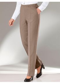 Classic Basics Damen Jerseyhose, grau, Gr. 195, unifarben, 100% Polyester, Hosen