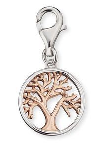 Engelsrufer Damen Charm-Einhänger "LEBENSBAUM, ERC-LILTREE-BICOR", rosa, Silber 925 (Sterlingsilber), Charms