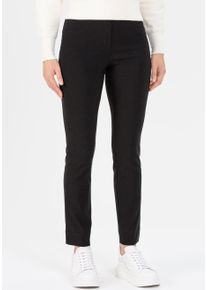 Stehmann Damen Stoffhose "Loli", schwarz, casual, Gr. 38, unifarben, Web, Obermaterial: 72% Viskose, 25% Polyamid, 3% Elasthan, Hosen, mit Schlitz am