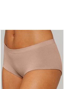 Lascana Damen Hipster, Gr. 36, braun, Jersey, Obermaterial: 58% Baumwolle, 39% Polyamid, 3% Elasthan, Unterhosen, aus angenehm weicher Baumwolle