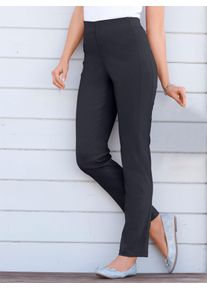 Stehmann Damen Dehnbund-Hose, blau, Gr. 19, unifarben, 72% Viskose, 25% Polyamid, 3% Elasthan, Hosen