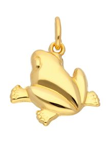 Adelia´s ADELIA ́S Damen Ketten-Anhänger "333 Gold Anhänger Frosch", Kinder, Gelbgold 333, gold, Gelbgold 333, Schmuckanhänger, Goldschmuck für Damen