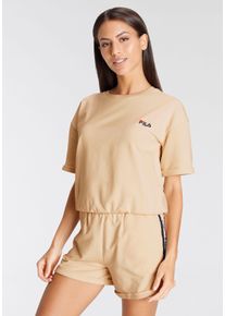 Fila Damen Shorty, Gr. M, bunt, Sweatware, Obermaterial: 95% Baumwolle, 5% Elasthan, unifarben, casual, Homewear-Sets, mit Markenlogo Details