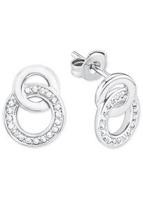 s.Oliver Damen Paar Ohrstecker "2015121", Silber 925 (Sterlingsilber), silber, Silber 925 (Sterlingsilber), Ohrringe, mit Zirkonia (synth.)