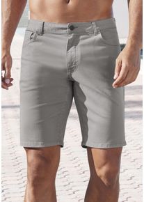 John Devin Herren Chinoshorts "regular-fit", grau, casual, Gr. 32, unifarben, Web, Obermaterial: 97% Baumwolle, 3% Elasthan, Hosen, 5-Pocket