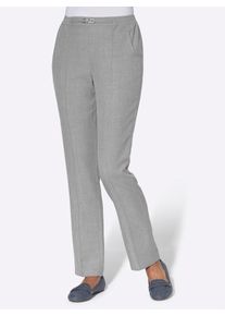 Classic Basics Damen Schlupfhose, grau, Gr. 19, meliert, 100% Polyester, Hosen