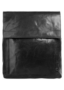 SPIKES & SPARROW Cityrucksack, SPIKES & SPARROW, schwarz, Rindsleder, Leder, casual, Rucksäcke, echt Leder