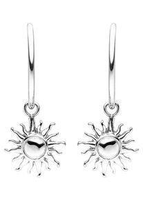 PURELEI Damen Paar Creolen "Schmuck Geschenk Sun Ohrringe, mit abnehmbaren Einhänger, Earring-Sun", Edelstahl, silber, Edelstahl, Ohrringe, Einhänger