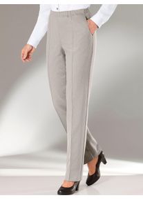 Classic Basics Damen Jerseyhose, grau, Gr. 205, unifarben, 100% Polyester, Hosen