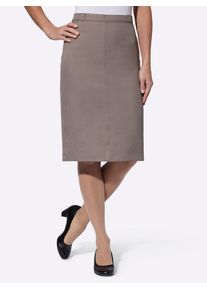 Classic Basics Damen Schlupfrock, grau, Gr. 20, unifarben, 100% Polyester, Röcke