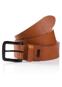 MONTI Damen Ledergürtel "GENOVA", braun, casual,klassisch, Gr. 115, unifarben, Rindsleder, Gürtel, mit gefärbten Kanten, leichte Vintage-Optik