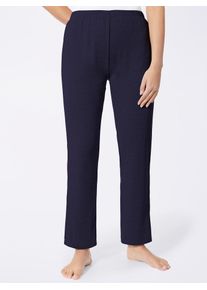 feel good Damen Homewearpants, Gr. 36, blau, 60% Baumwolle, 35% Polyester, 5% Elasthan, unifarben, Hosen