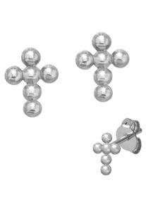 Firetti Paar Ohrstecker "Schmuck Geschenk Silber 925 Ohrschmuck Kreuz", Silber 925 (Sterlingsilber), silber, Silber 925 (Sterlingsilber), Ohrringe,
