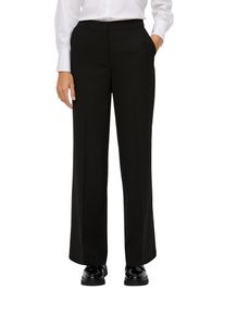 Damen Bügelfaltenhose, grau, casual, Gr. 44, s.Oliver BLACK LABEL, unifarben, Obermaterial: 47% Polyester, 47% Viskose, 6% Elasthan, Hosen, in