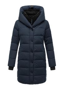 Navahoo Damen Steppmantel "Knutschilein", blau, modisch, Gr. L, Obermaterial: 100% Polyester, Innenfutter: 100% Polyester, Wattierung: 100%