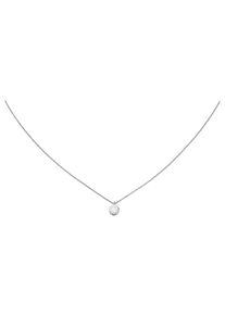 Jobo Damen Collier, Silber 925 (Sterlingsilber), L: 43cm, silber, Silber 925 (Sterlingsilber), Halsketten, 925 Silber mit Zirkonia 43 cm