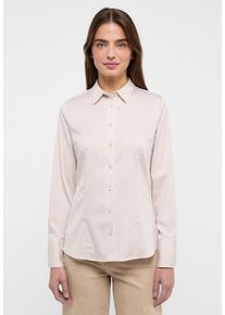 Eterna Damen Hemdbluse "REGULAR FIT", beige, modisch, Gr. 36, 69% cotton, 4% Elasthan, 27% Polyamid, Blusen