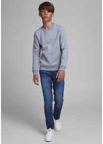Jack & Jones Jungen Slim-fit-Jeans "JJIGLENN JJORIGINAL AM 814 NOOS JNR", blau, modisch, Gr. 152, JACK & JONES JUNIOR, Abriebeffekte, Denim/Jeans, Obermaterial: