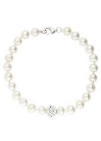 Firetti Damen Armband "Schmuck Geschenk Armschmuck Armkette Perlarmband Glitzer", Silber 925 (Sterlingsilber)-Perlen, bunt, Silber 925