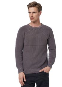 Rusty Neal Herren Strickpullover, grau, casual, Gr. XXL, unifarben, 50% Polyacryl, 50% Baumwolle, Pullover, im einfarbigen Design