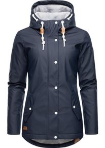 Ragwear Damen Regenjacke "Marge", blau, casual, Gr. XL, Obermaterial: 100% Polyester, Futter: 100% Polyester, Wattierung: 100% Polyester, Jacken,