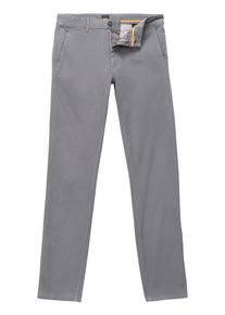 BOSS Orange Herren Chinohose "Chino_slim", grau, casual, Gr. 38, unifarben, Web, Obermaterial: 97% Baumwolle, 3% Elasthan, Hosen, mit Gesäßtaschen