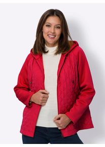 Classic Basics Damen Langjacke, rot, Gr. 46, 100% Polyester, Wattierung:100% Polyester, Jacken