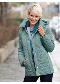 Casual Looks Damen Winterjacke, grün, Gr. 20, unifarben, 100% Polyamid, Jacken