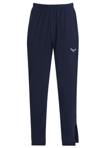 TRIGEMA Damen Jerseyhose "TRIGEMA Freizeithose mit Bein-Reißverschluss", blau, Basic, Gr. XL, 74% Nylon, 26% Elastan, Hosen
