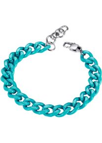 Firetti Armband "Schmuck Geschenk Edelstahl Armschmuck Armkette Panzerkette Color", Edelstahl, bunt, Edelstahl, Armbänder
