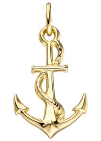 Jobo Damen Anker-Anhänger "Anhänger Anker", Gelbgold 333, gold, Gelbgold 333, Schmuckanhänger, 333 Gold