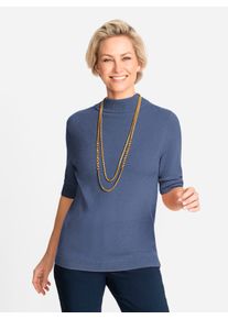 CLASSIC Damen Kaschmirpullover "Kaschmir-Pullover", blau, Gr. 36, meliert, 100% Kaschmir, Pullover