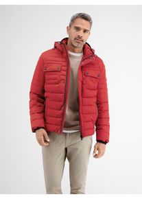Lerros Herren Steppjacke "Lerros Steppjacke mit abnehmbarer Kapuze", rot, Gr. L, 100% Polyester, Jacken