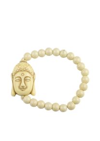 Damen Armband "Tibet", beige, Collezione Alessandro, Glas, Armbänder