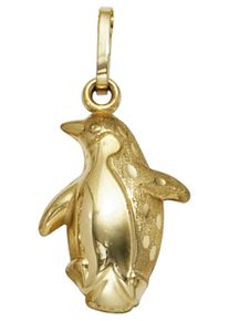 Jobo Damen Ketten-Anhänger "Anhänger Pinguin", Gelbgold 333, gold, Gelbgold 333, Schmuckanhänger, 333 Gold
