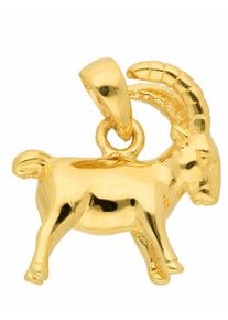 Adelia´s ADELIA ́S Damen Ketten-Anhänger "585 Gold Sternzeichen Anhänger Steinbock", Damen, Steinbock, Gelbgold 585, gold, Gelbgold 585, Schmuckanhänger,