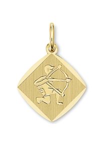ONE ELEMENT Damen Sternzeichen-Anhänger "Schütze Sternzeichen Anhänger aus 333 Gelbgold", Schütze, Gelbgold 333, gold, Gelbgold 333, Schmuckanhänger,