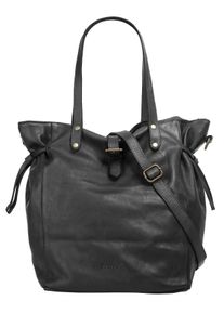 FORTY Damen Shopper, grau, Leder, unifarben, leicht glänzend, Taschen, echt Leder, Made in Italy