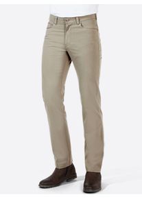 Brühl BRÜHL Herren 5-Pocket-Hose, beige, Gr. 25, unifarben, 97% Baumwolle, 3% Elasthan, Hosen