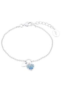 s.Oliver JUNIOR Mädchen Armband "Herz, 2036453, 2036454", Silber 925 (Sterlingsilber), bunt, Silber 925 (Sterlingsilber), Armbänder, mit Zirkonia