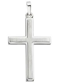 Jobo Damen Kreuz-Anhänger "Anhänger Kreuz", Silber 925 (Sterlingsilber), silber, Silber 925 (Sterlingsilber), Schmuckanhänger, 925 Silber