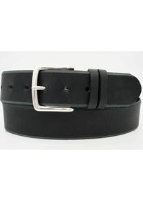 AnnaMatoni Damen Ledergürtel, schwarz, casual, Gr. 85, unifarben, Rindsleder, Gürtel
