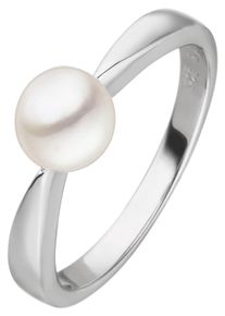 Jobo Damen Perlenring, 54, Silber 925 (Sterlingsilber)-Perlen, silber, Silber 925 (Sterlingsilber), Perlen, Fingerringe, 925 Silber mit