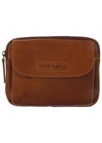 Damen Gürteltasche "Soft&Safe", GreenLand Nature, braun, Kalbsleder, unifarben, Taschen, aus Kalbsleder mit RFID Technologie