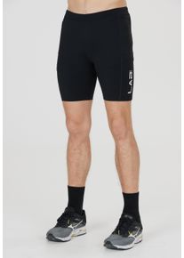 ELITE LAB Herren Lauftights "Run Elite X2", schwarz, sportlich, Gr. M, unifarben, 77% Nylon, 23% Elasthan, Hosen, mit gewebestützender Funktion
