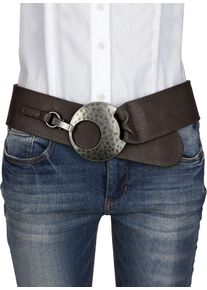 Heine Damen Synthetikgürtel, braun, Gr. 105, Gürtel